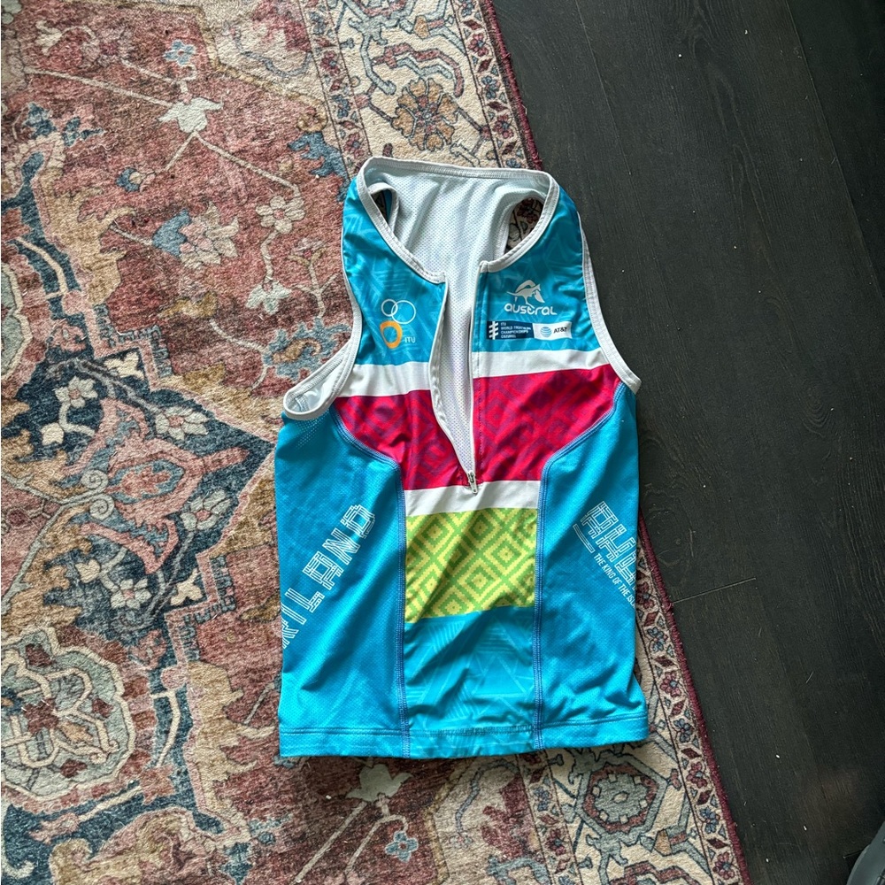 Triathlon worlds cycling jersey - colourful